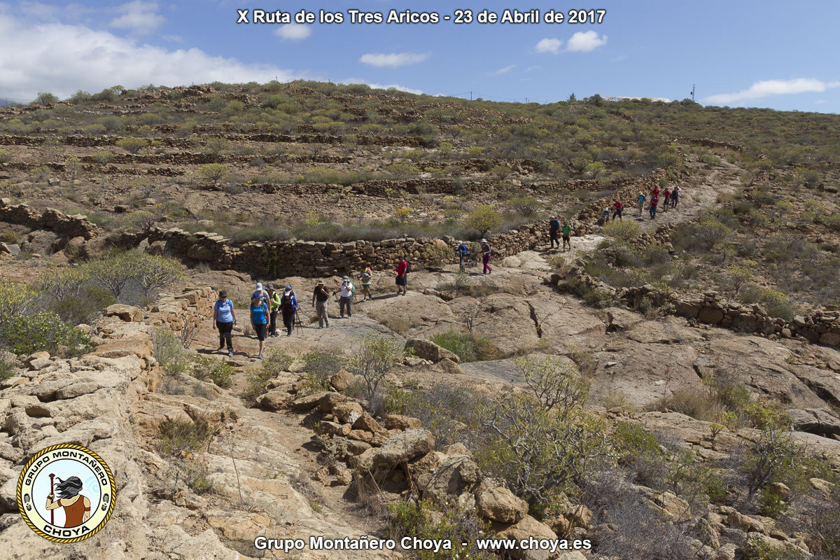 Ruta de Los Tres Aricos - Camino Barranco de los Ovejeros Ruta de Los Tres Aricos - Camino Barranco de los Ovejeros