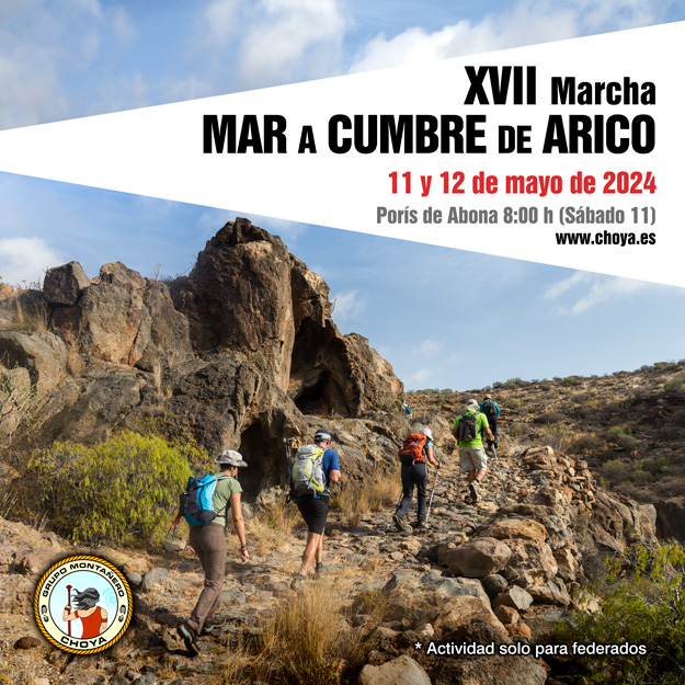 XVII Edición de la Marcha Mar a Cumbre de Arico - Grupo Montañero Choya -2024